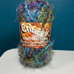 5 for $10: NWT Crinckle Knitting Yarn Color: Wildberry Blitz ~ 50 yards